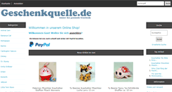 Desktop Screenshot of geschenkquelle.de