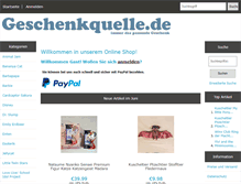 Tablet Screenshot of geschenkquelle.de